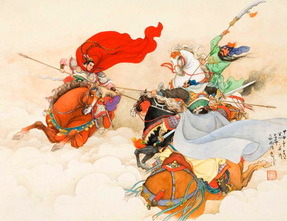 指挥官吕布_吕布冲进战场减少控制_吕布在战场上的指挥风范