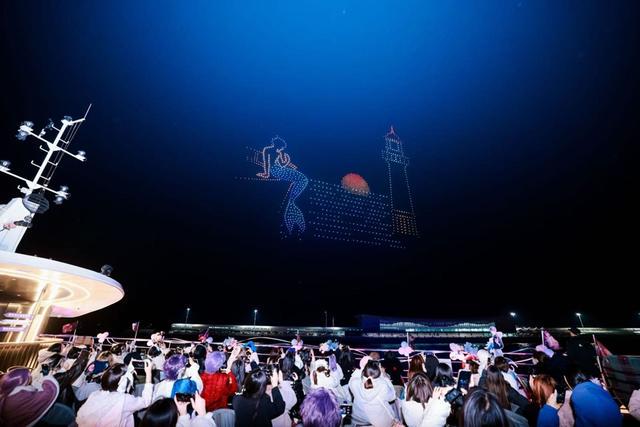 宝山区无人机表演：妇女节的绚丽献礼与文旅融合，宝山区“三八”妇女节无人机表演：致敬女性，文旅新篇